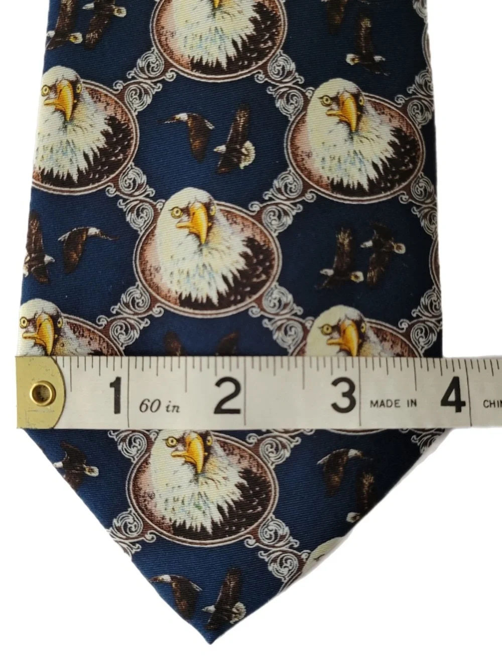 Eagle Neckwear Silk Novelty Tie  Patriotic American Fourth of July 58